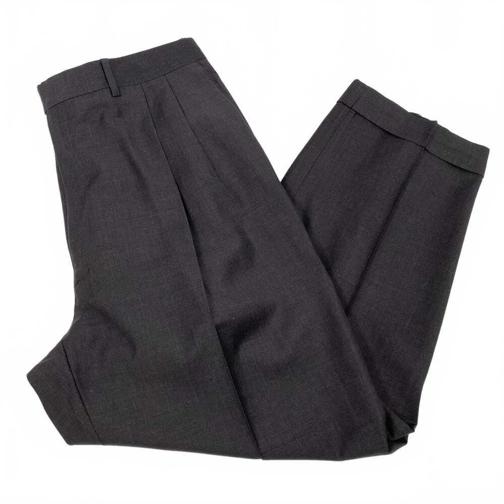 Santorelli Charcoal Gray Como 2 Wool Dress Pants | Men’s Regular 40